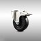 Service Caster 4 Inch 316SS Hard Rubber Wheel Swivel Bolt Hole Caster with Total Lock Brake SCC SCC-SS316BHTTL20S414-HRS - alternate 1